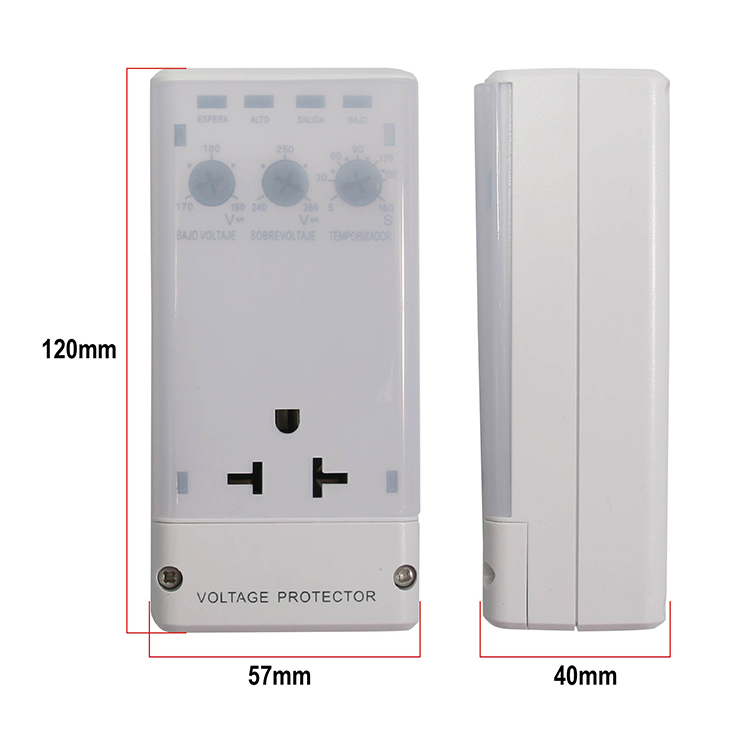 120V Whole House Surge Voltage Protector Overvoltage Protector with Delay Time 5s-180s ,adjust Voltage Protector