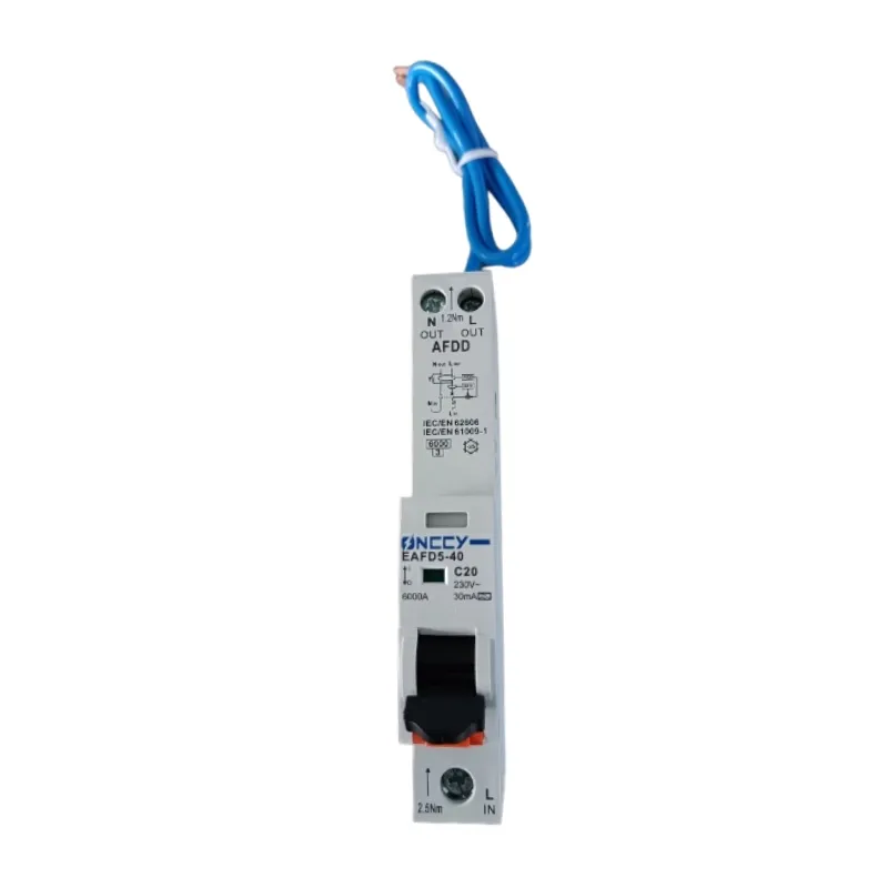 230V 40A 1p+N DIN-Rail Mounting 6ka Arc Fault Protection RCBO+Afdd for Light Commercial Spaces