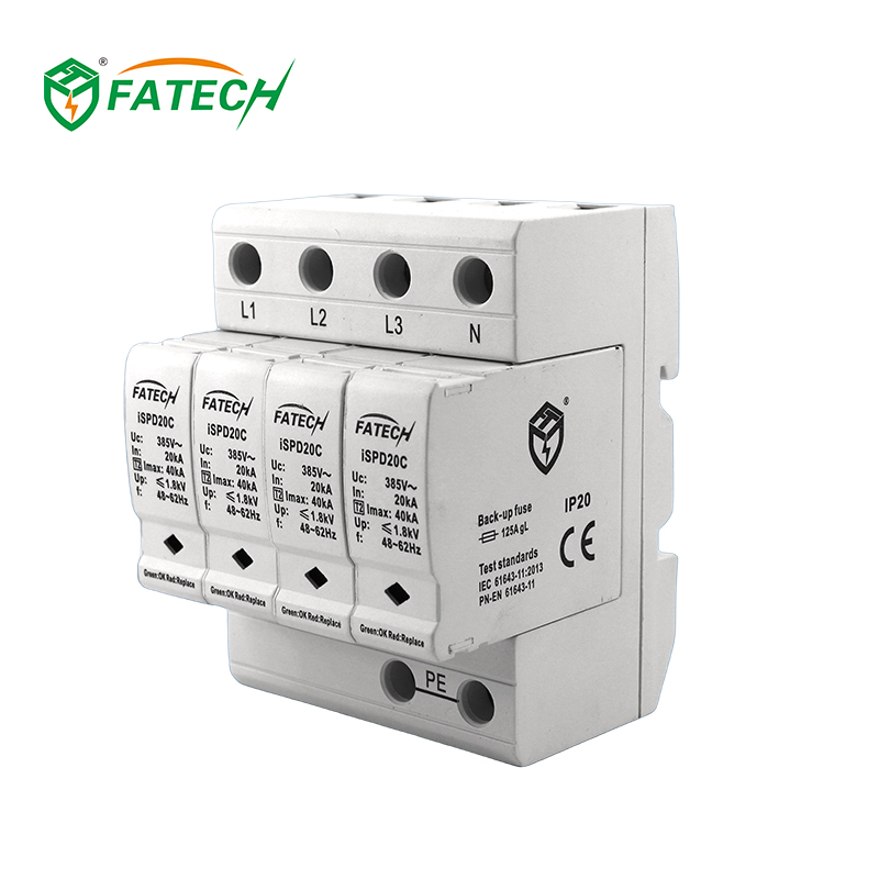 High Quality Suppressor Protection Device Whole House Power 230v T2 AC Surge Protector