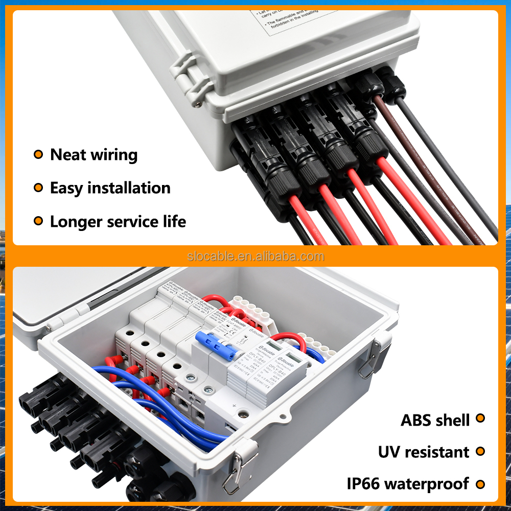 IP66 Waterproof DC Solar Combiner Box Details