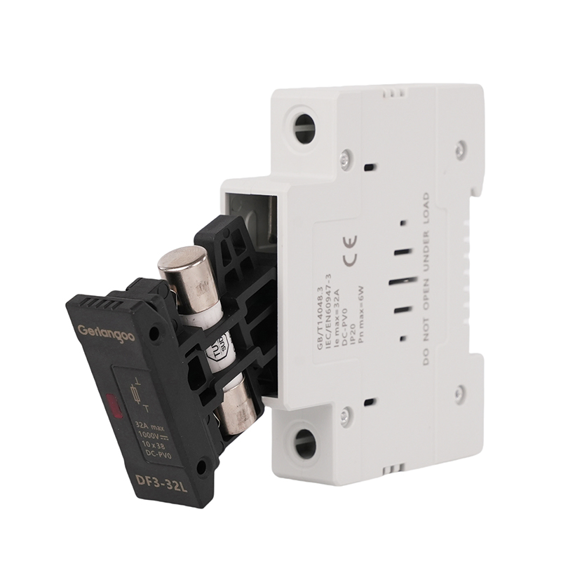 Df3-32L 32A 10X38mm Fuse Solar PV DC Fuse Holder with Lamp