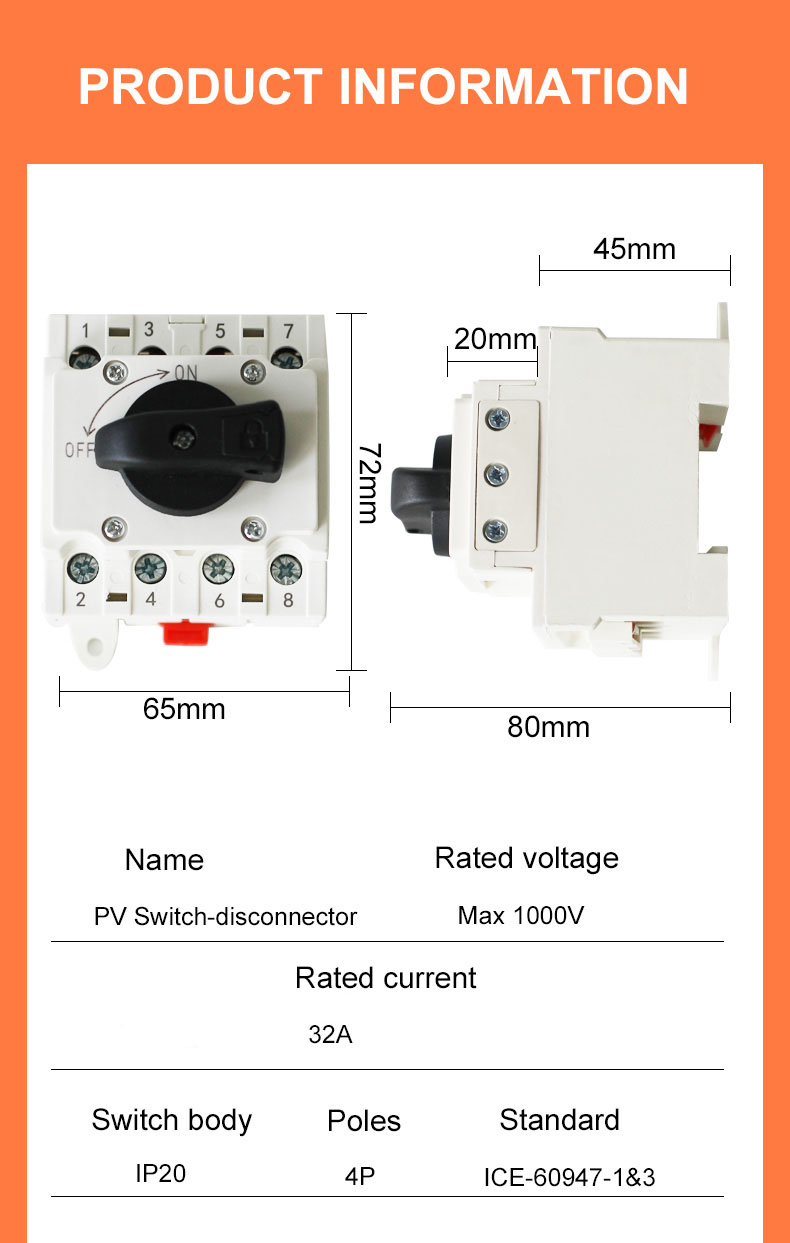 DC Isolator Switch Certificate and Compliance