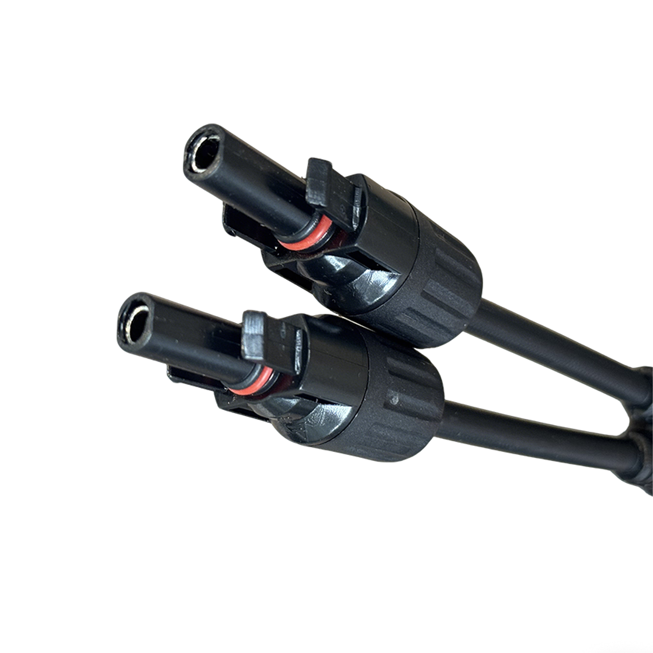 IP67 Y Type Copper Solar PV Branch Cable Connector Parallel Adapters 1000/1500V DC 30/50A 1P Male/Female 1 2 3 4 Way Panel