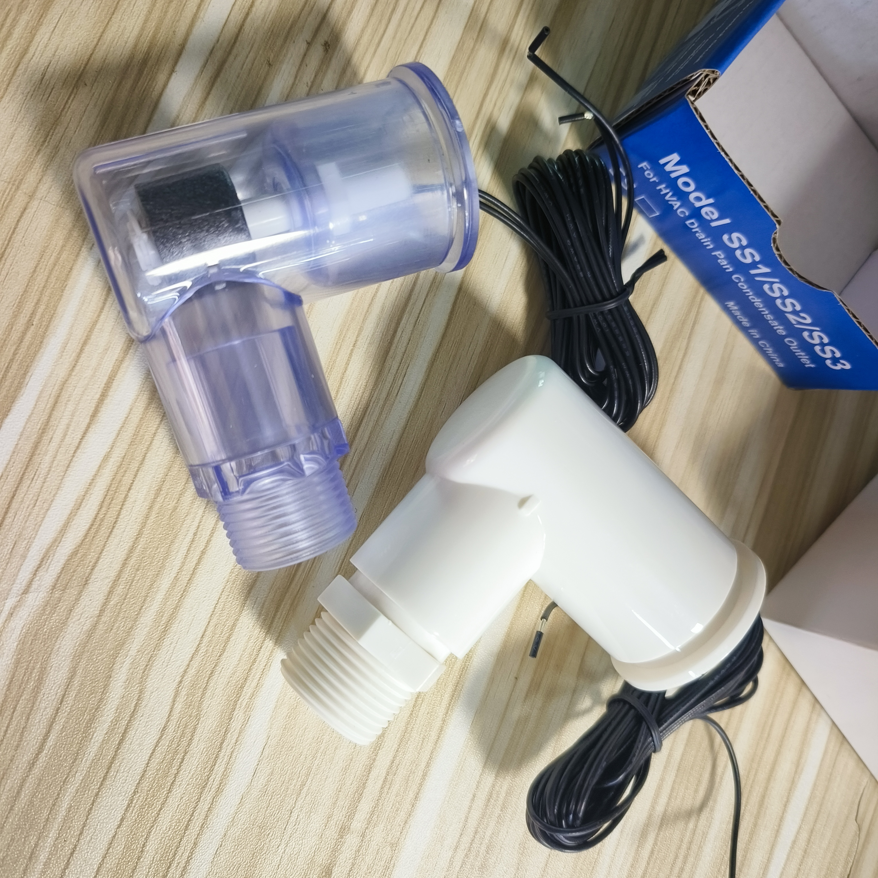 Adjustable Water Level SS2 Switch Auto Shutoff For AC Condensate Overflow