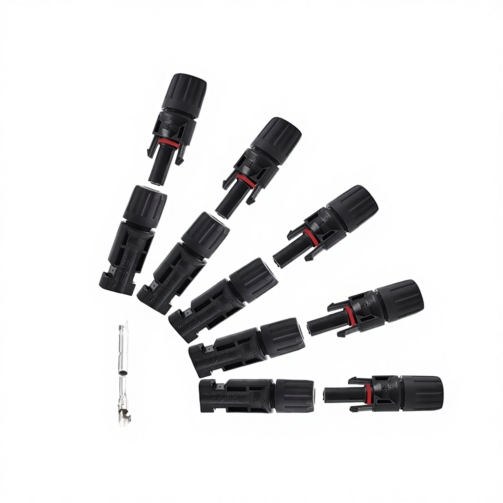 For MC4b Photovoltaic Connector Waterproof Adapter Solar Quick Connection Line Male/Female 50A IP67 PPO Housing