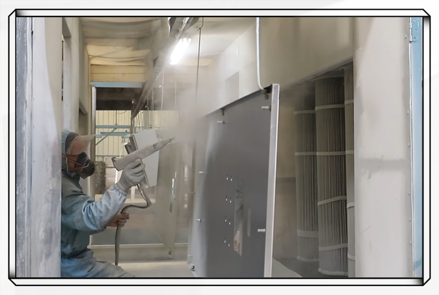 Powder coating process