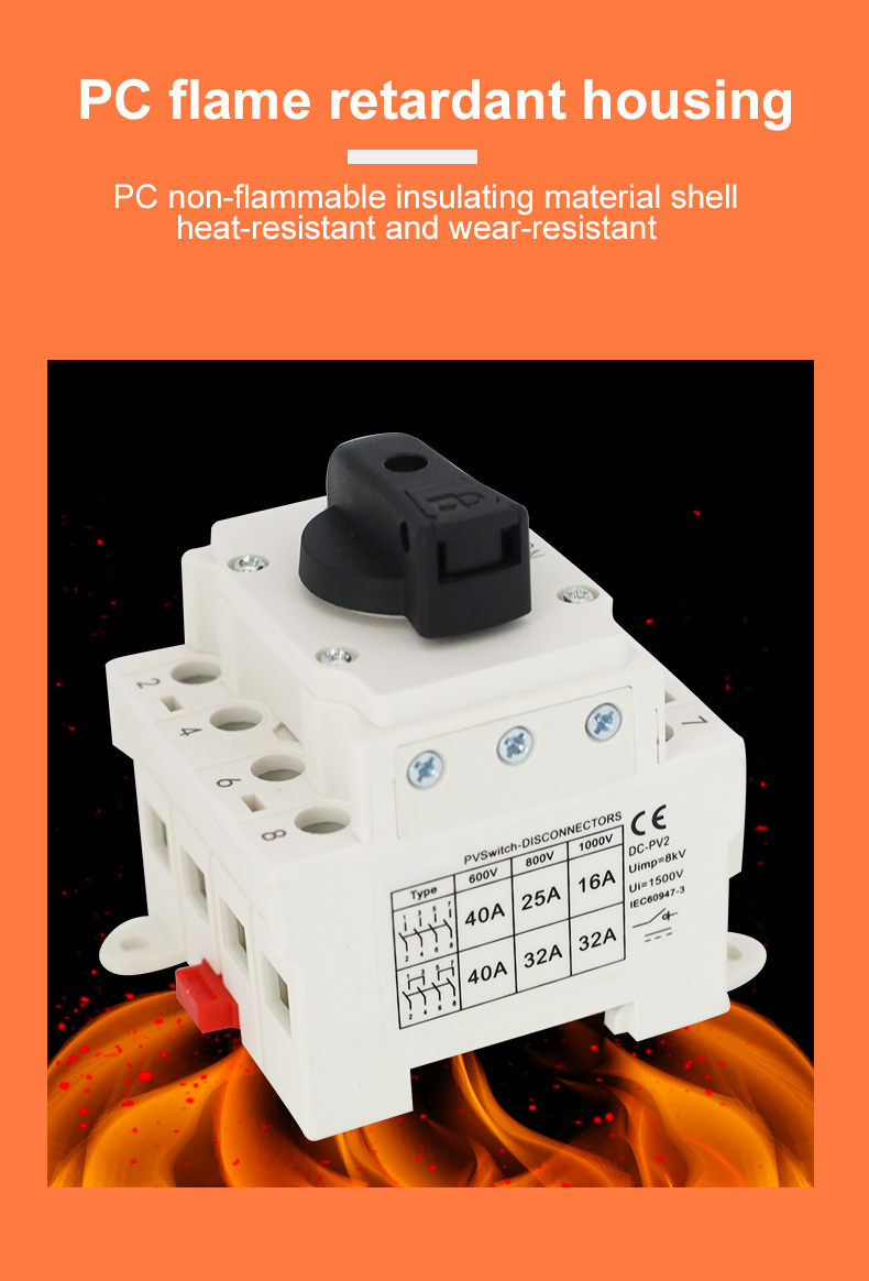 DC Isolator Switch Front Cover