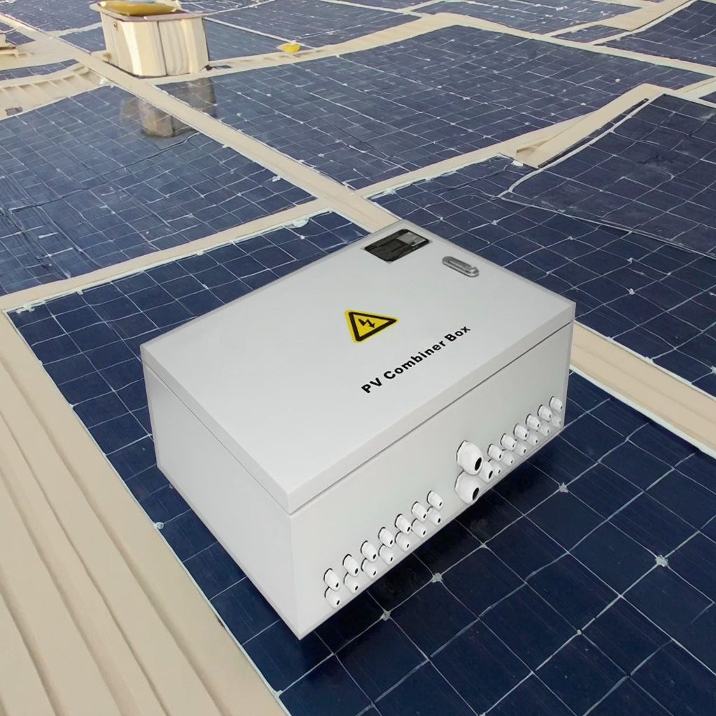 HLX-AC Stainless Steel White Photovoltaic AC Combiner Box with Lightning Protection for Solar Panels 220V 32A