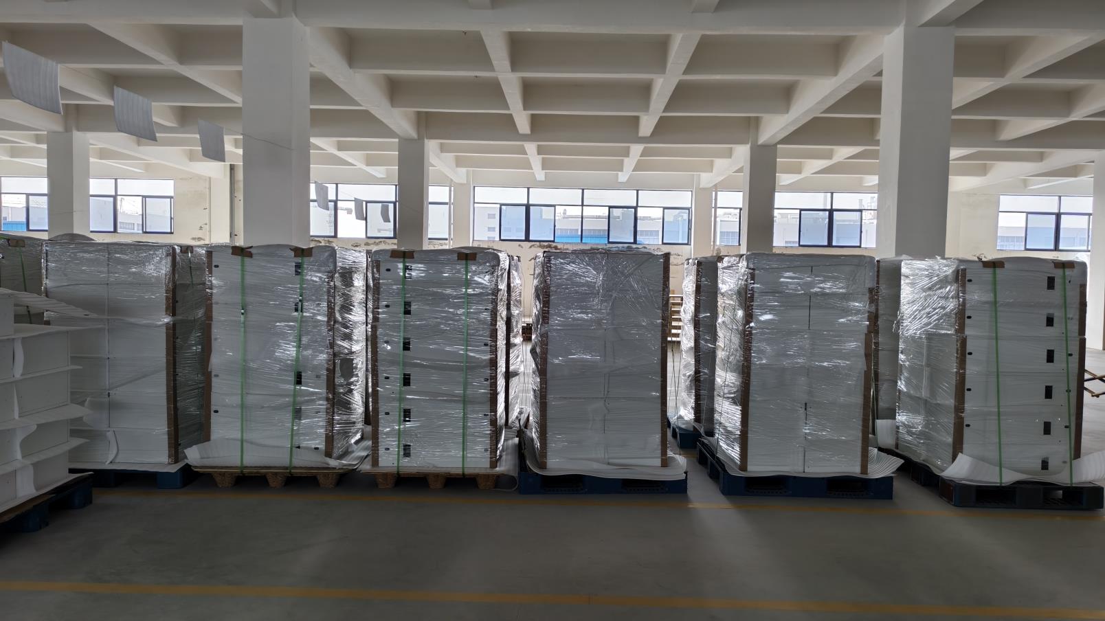 Finished goods warehouse storage at Phlox Energy