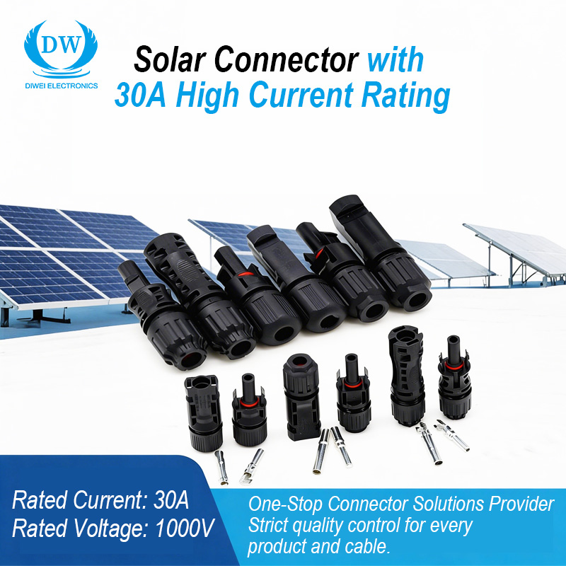 Male Female Photovoltaic IP67 Waterproof Solar PV Energy Connector For PV Solar System Panel Cable