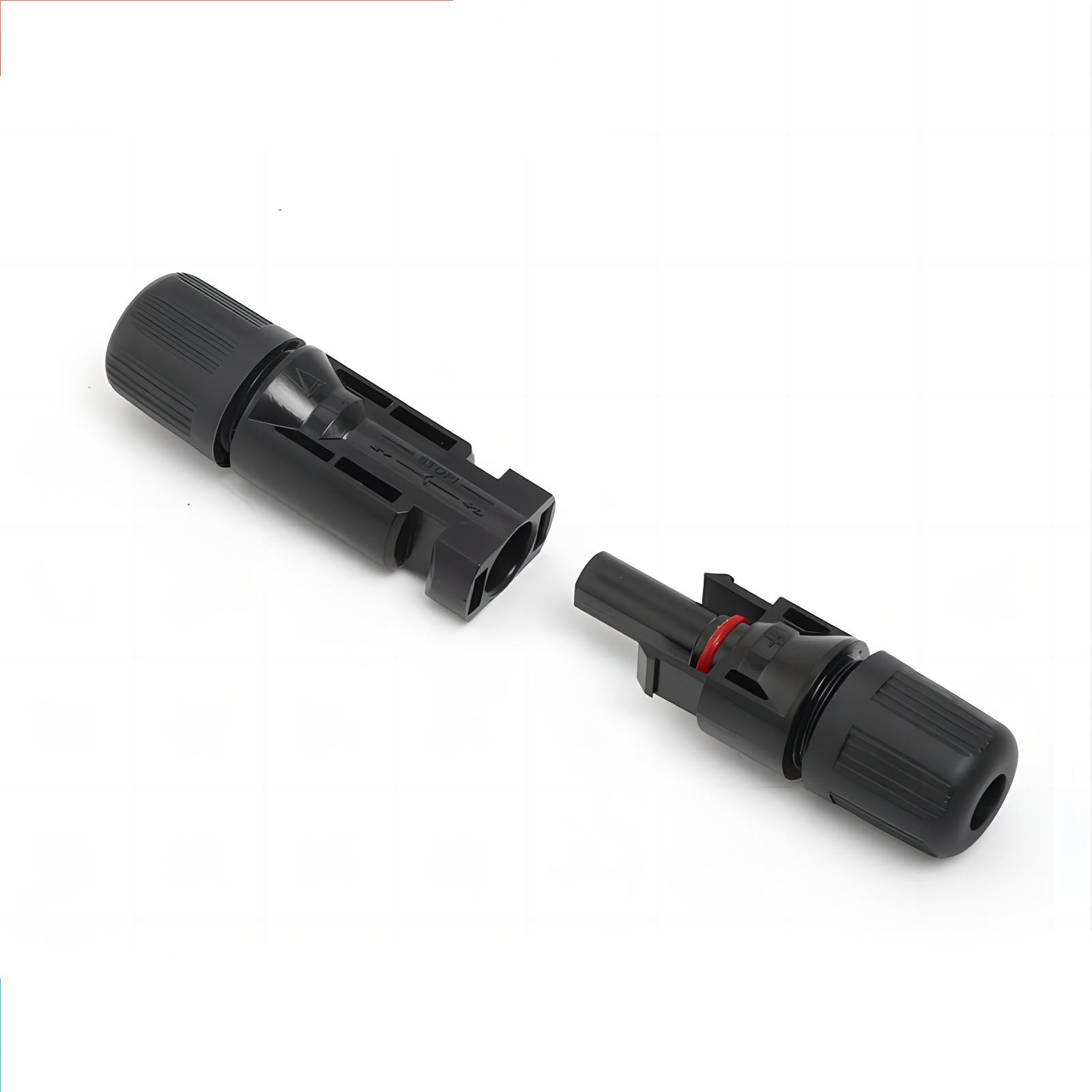 For MC4 Male Female Photovoltaic Connector Waterproof Solar Panel Wiring Head with Crimp Terminal for Solar Photovoltaic Module