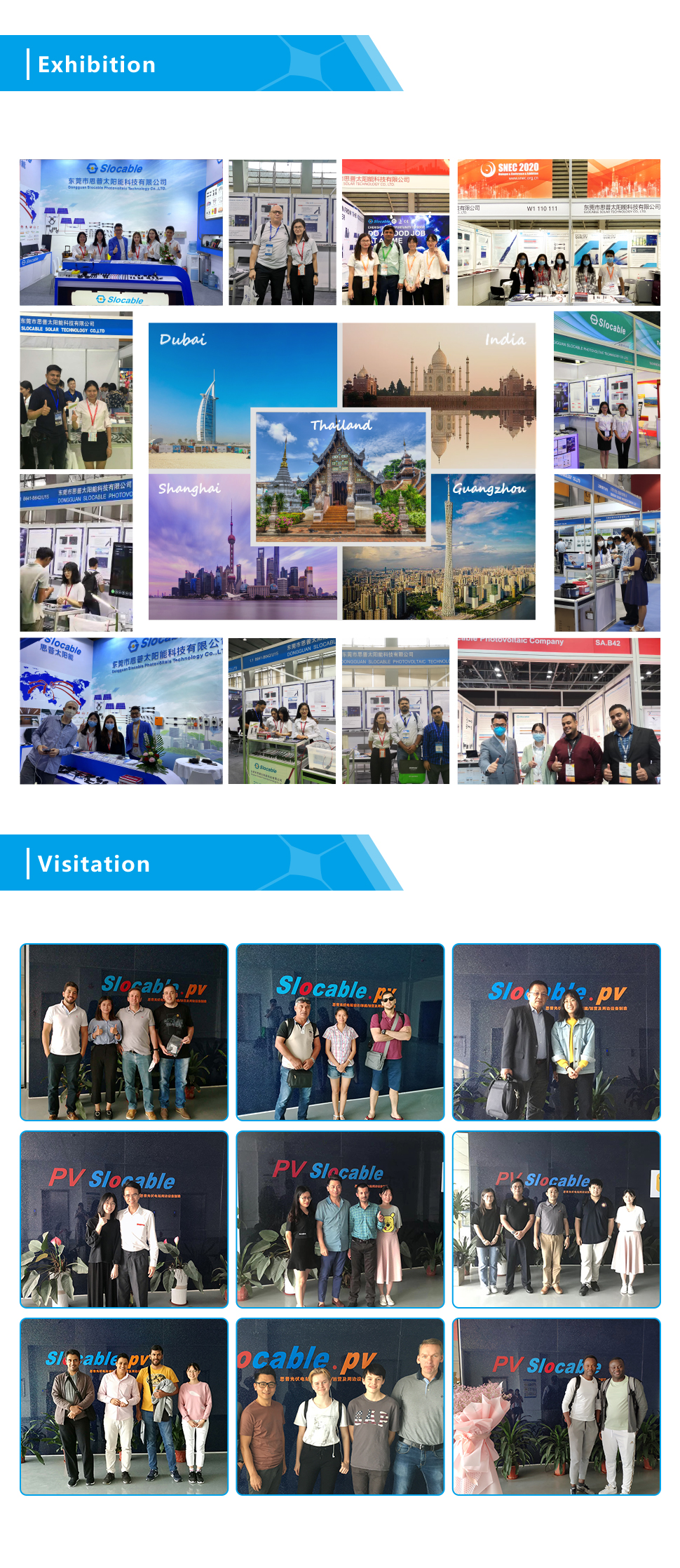 Global Trade Exhibitions and Client Visitations