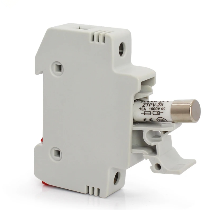 Free Sample Solar PV Fuse Holder 1000V DC with 10X38 Fuse Link