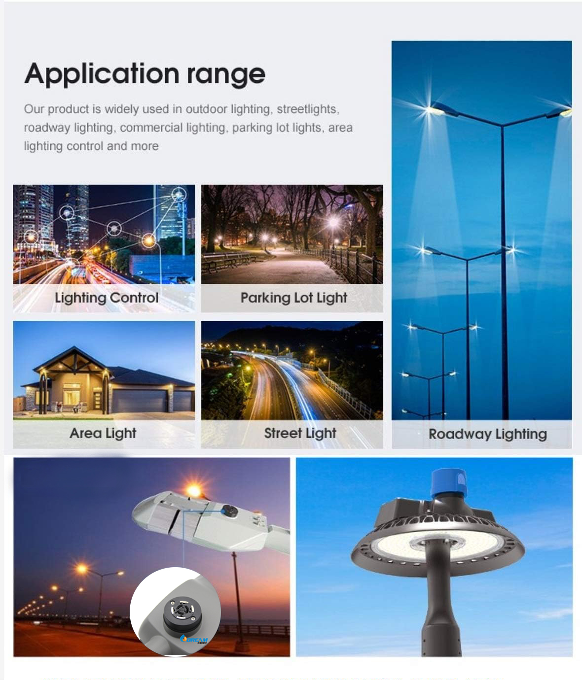 DREAM Photocell Sensors Shorting Cap OutdoorLight Switch Short Circuit Twist Lock