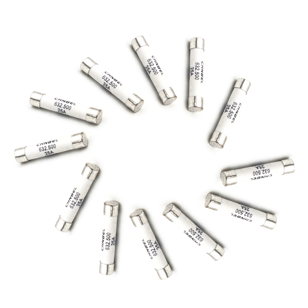 CHNBEL Fast Acting Ceramic Fuse-links Pig tails and Cartridge Optional 10a 600v Multimeter Fuse