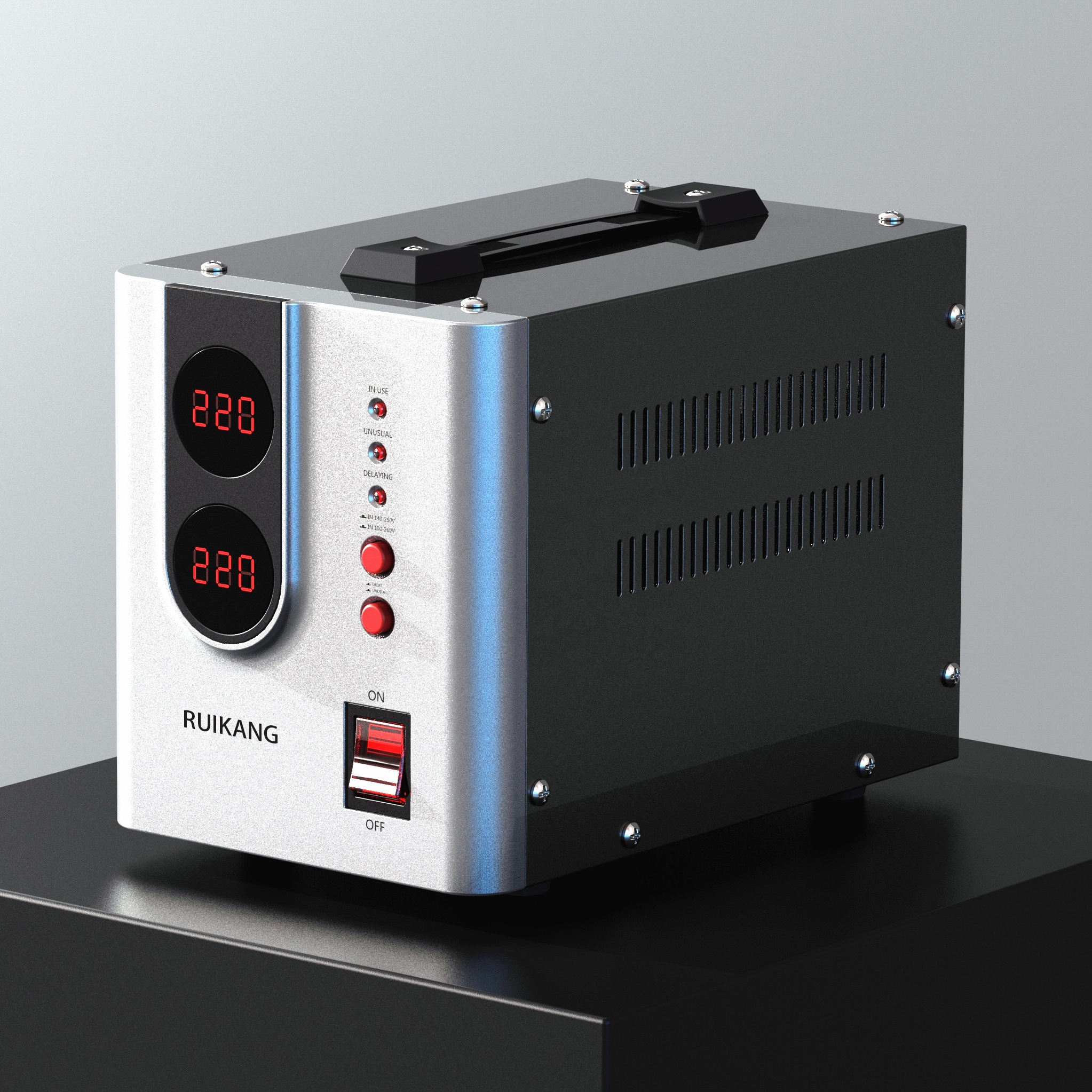 Single Phase 220V AC Power Relay Controlled Automatic Voltage Regulator Stabilizer Whole House Surge Protector for TV