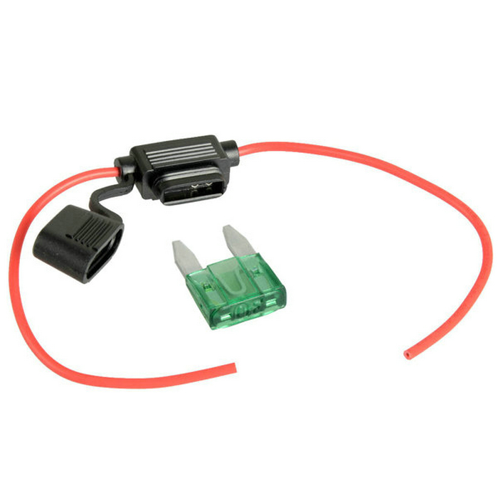 Custom 32V Mini ANL Blade Auto Fuse Holder 16awg Inline Waterproof Plastic Customizable