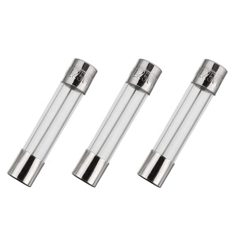Factory 6.35x30mm 6x30mm 25A 250V Ceramic Glass Cartridge Tube Fuse Fast Blow Fast Acting Quick Blow for Automation Electronic