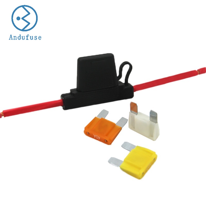 Max Inline Fuse Holder 12V UL1015 8 AWG Waterproof Blade Fuse Holder in Line Fuses Holders for Automotive Marine Car Truck