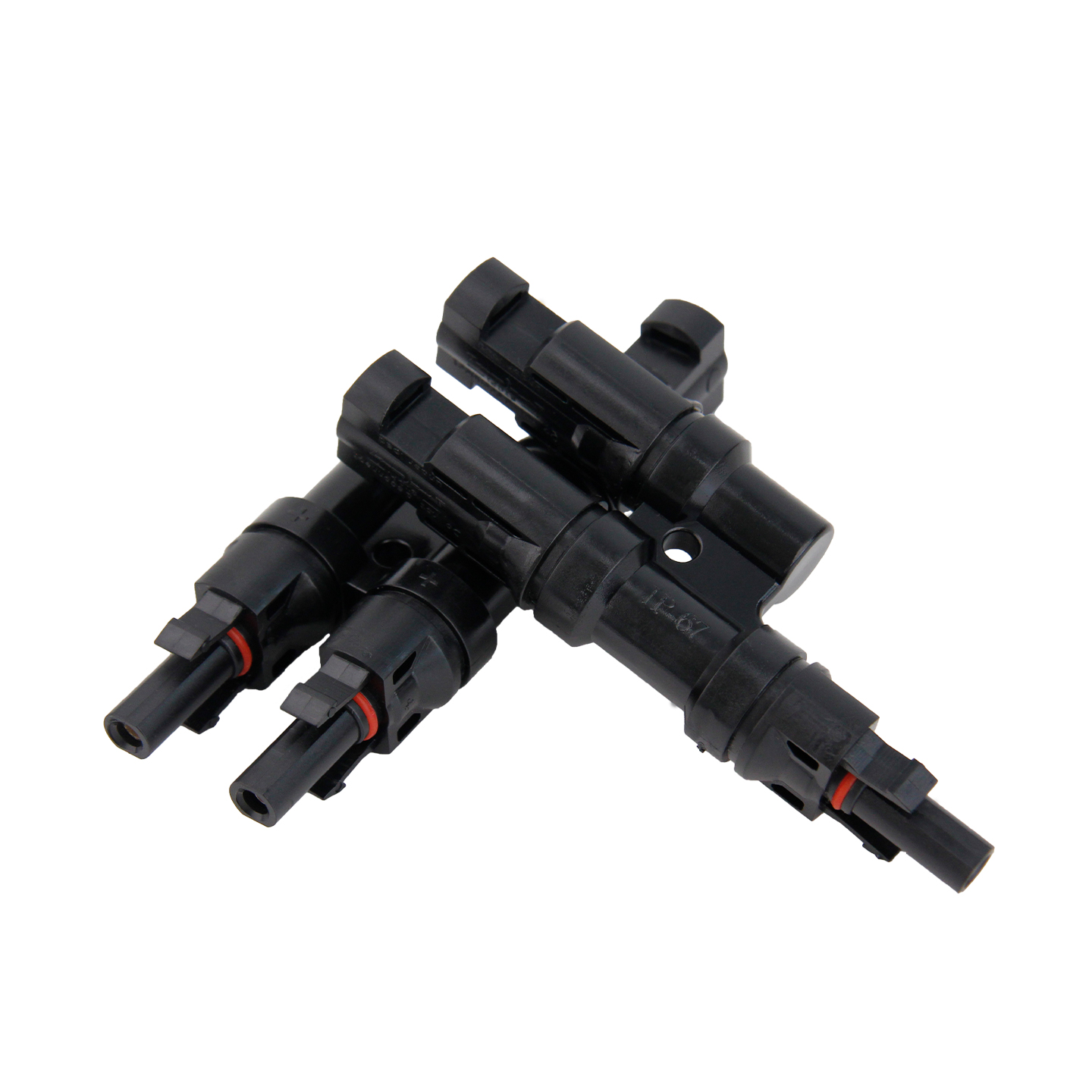 FALIANG 1000V/1500V for MC4 Solar Panel Connector ABS Housing IP67 Copper Male Female Plug Parallel Connection