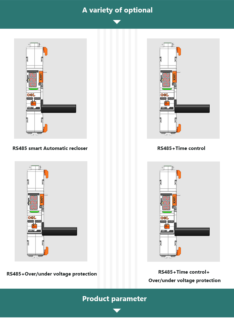 Ar001 Rs485 Remote Control Smart Mcb Auto Recloser Circuit Breaker
