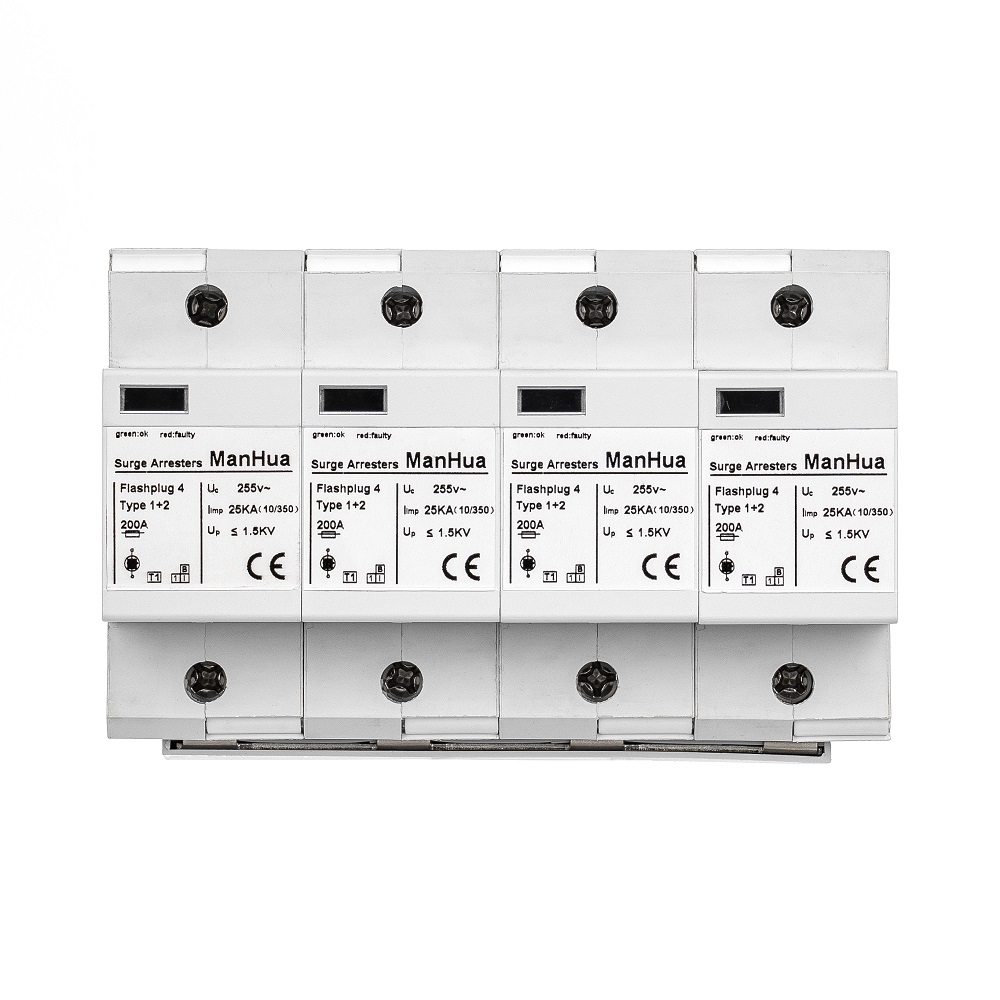 ManHua SPD Type 1+2 255V 25KA Flashplug4 Surge Protective Device