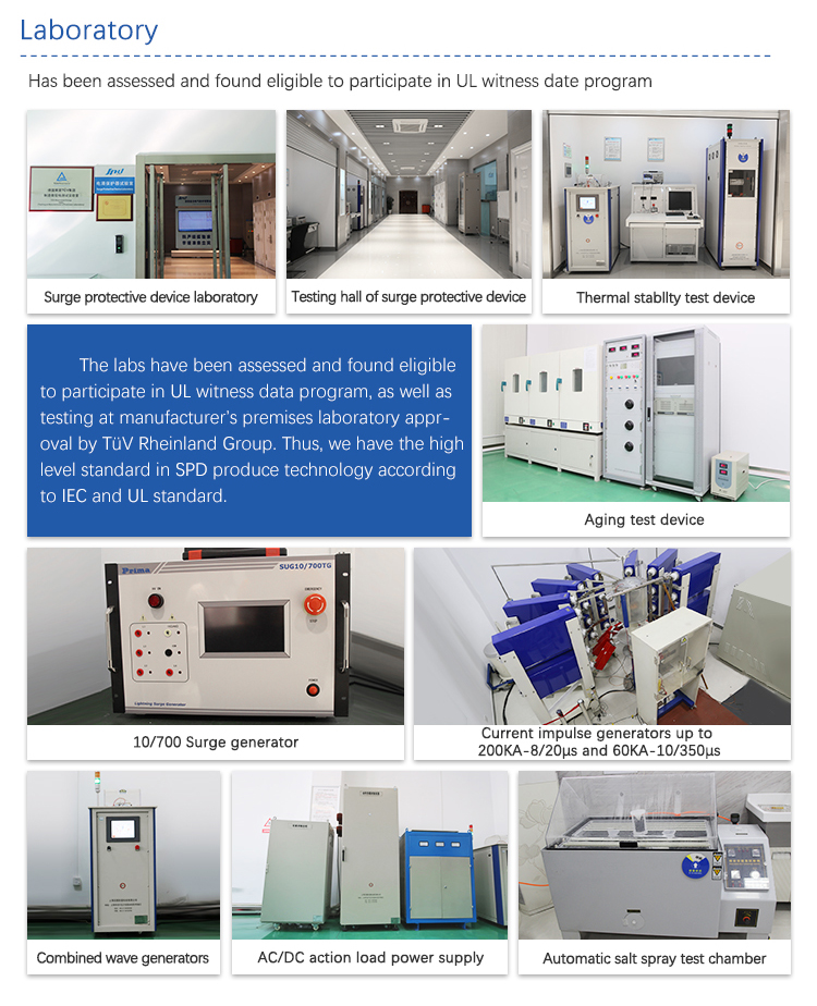 SPD Surge Protector With Alarm Type 1 2 3 Metal Oxide Arrester DC SPD 350V Surge protection Device