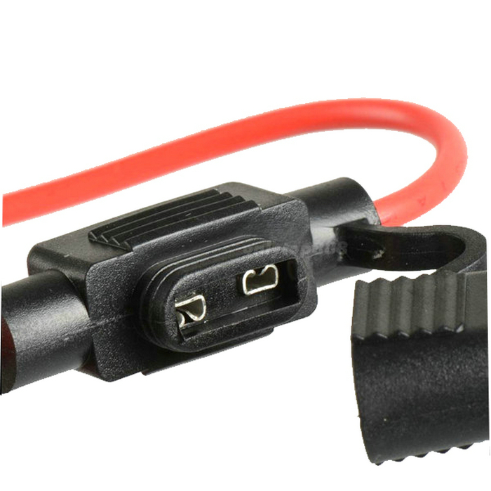 Custom 32V Mini ANL Blade Auto Fuse Holder 16awg Inline Waterproof Plastic Customizable