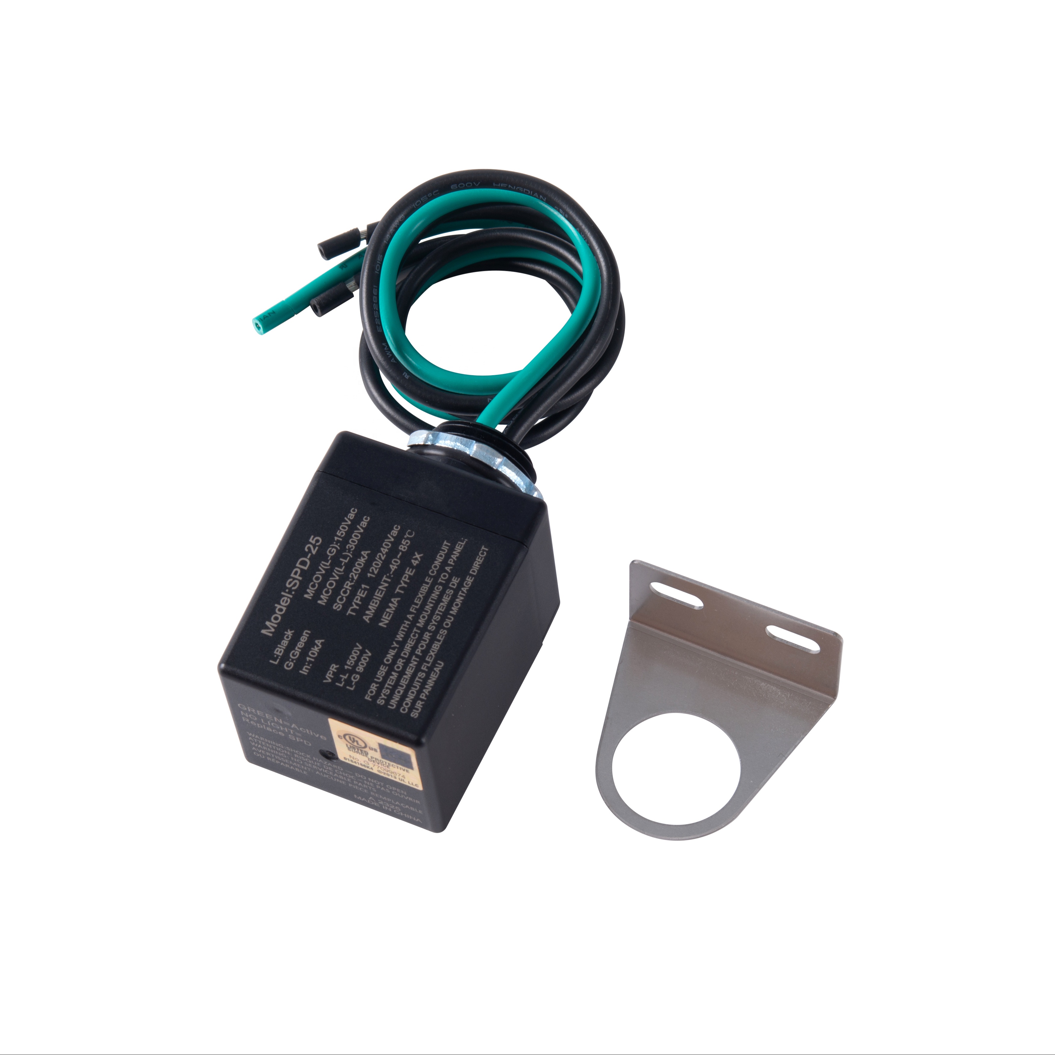 UL Certified HVAC SPD-25 Industrial 120/240V 10KA MAX 25KA TYPE 1 Surge Protective Device for Safety