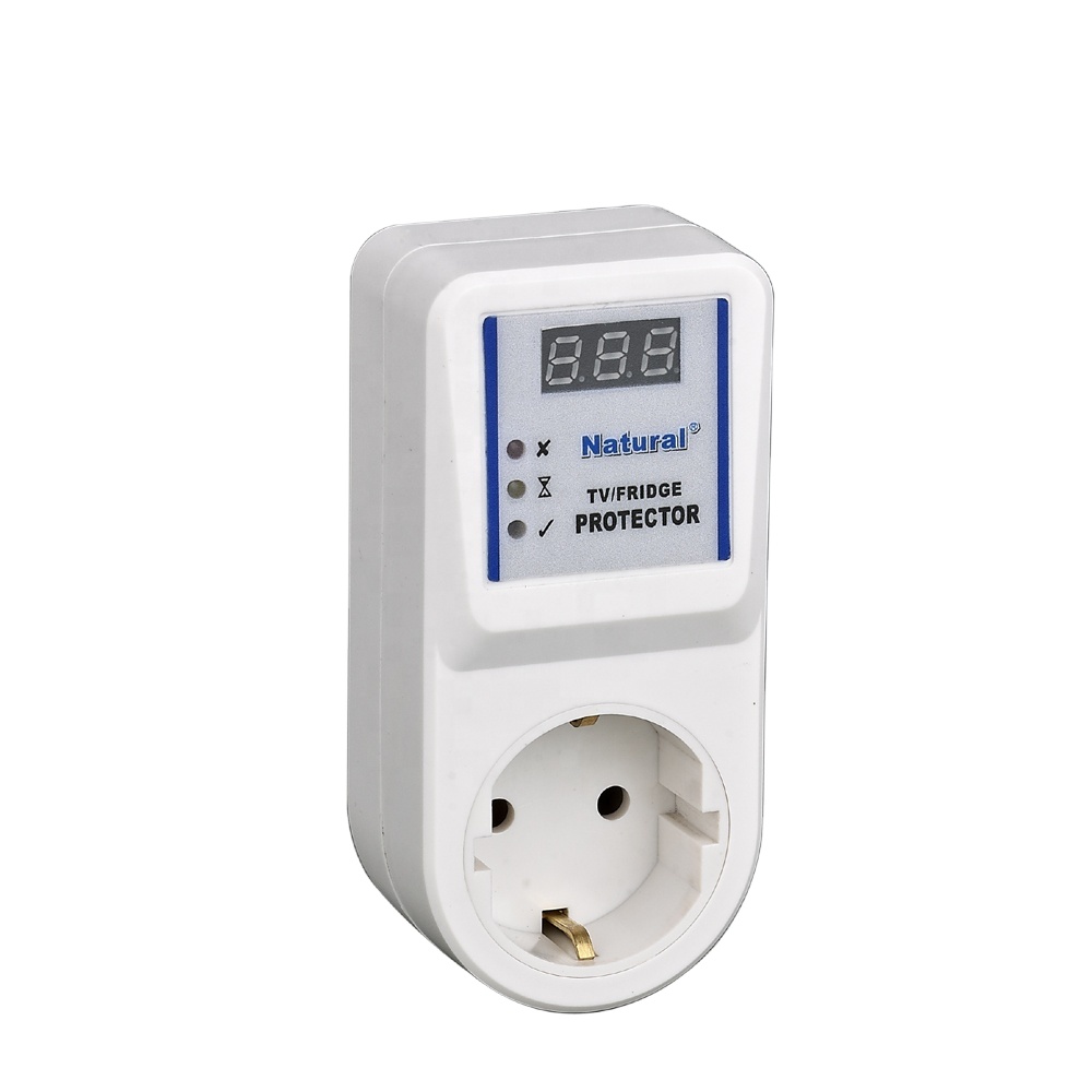 Natural Full Home Protector Voltage Stabilizer Smart Surge Voltage Protector EU Type