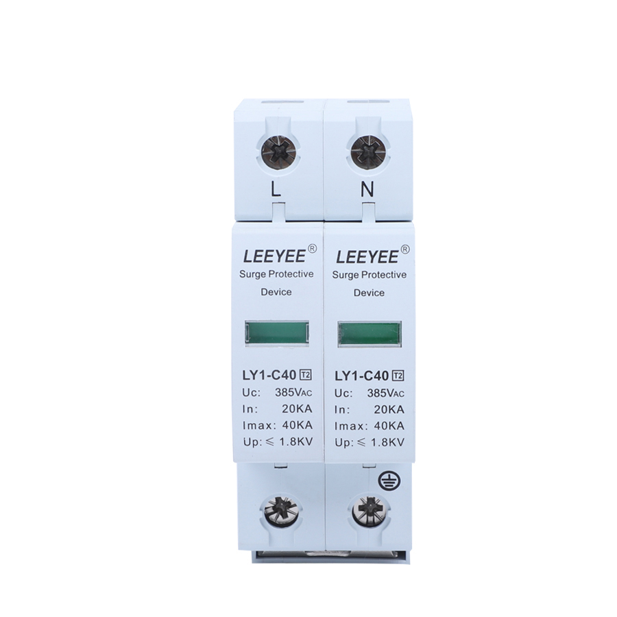 Whole House Surge Protector 2P 40KA Ac spd Power Surge Arrester