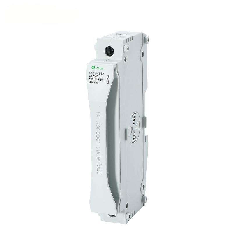 Pull out Low Voltage Fuse 10*85/14*85 DC1500V 50A DC Solar PV Fuse Holder with Link