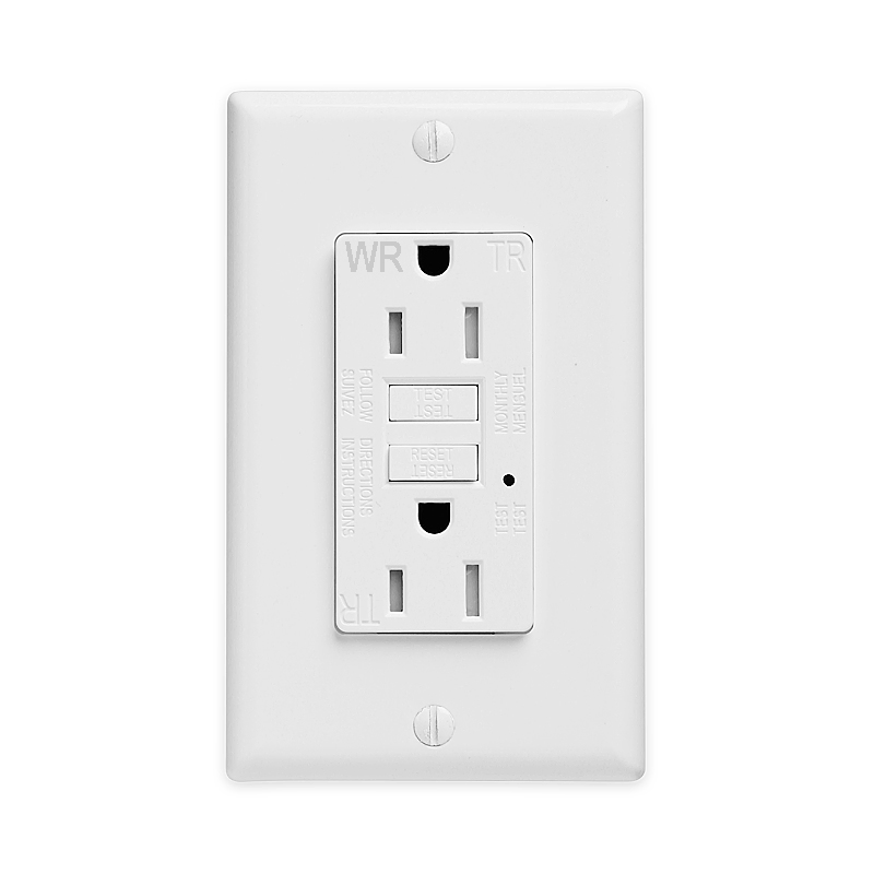 125V 60Hz GFCI Outdoor Electric Outlets Duplex Receptacle