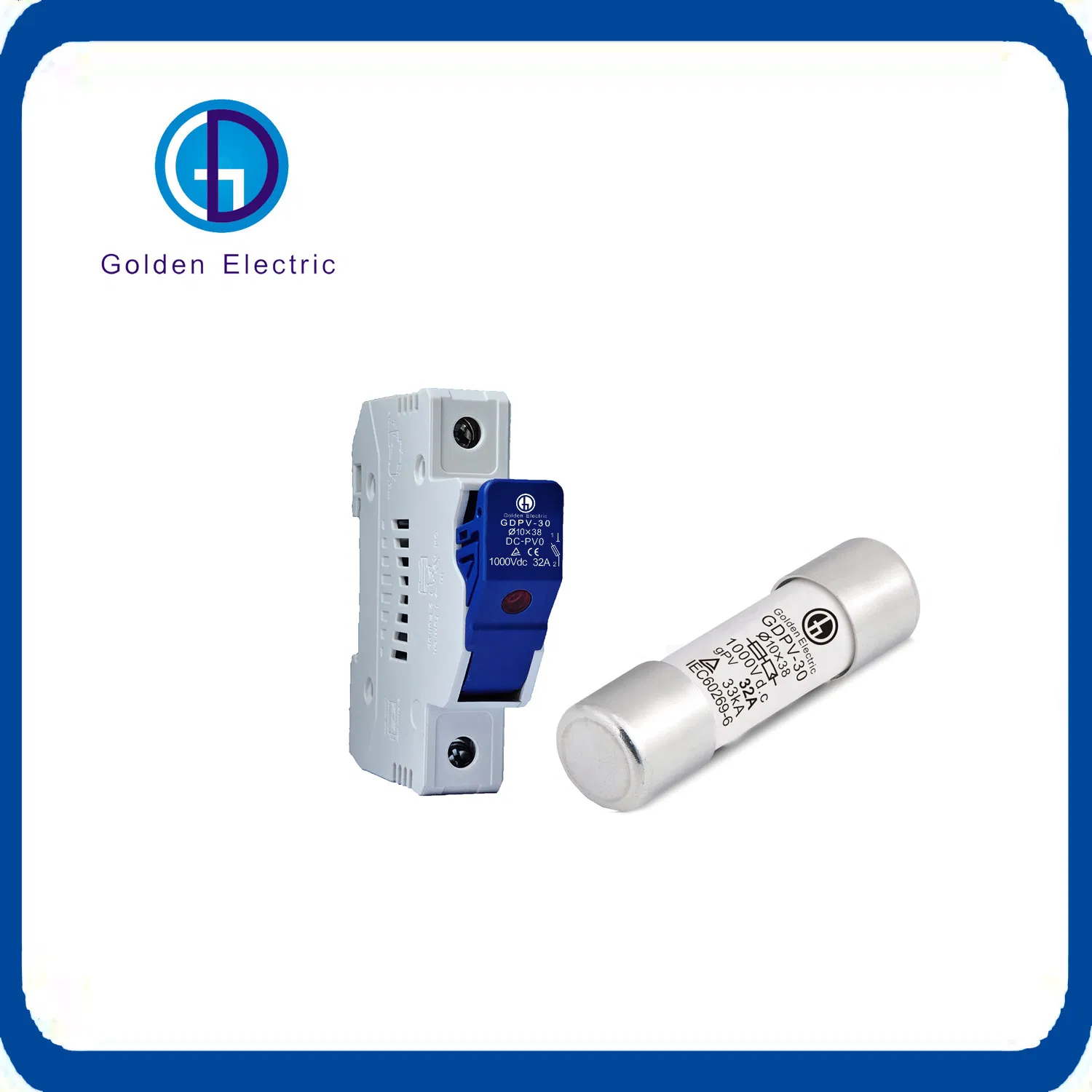 10X38 DC 1000V 1500V 1A 2A 4A 6A 8A 10A 12A 16A 20A 25A 32A 10X38mm Gg Am Ar Gpv AC or DC Solar PV Cylindrical Fuse