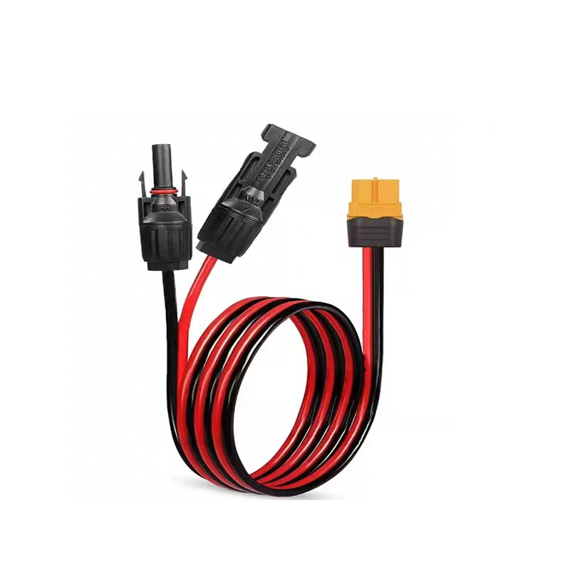 High Quality MC4 Solar Cable Male Female Connector PV System Connector XT60 Wire Harness for Solar Photovoltaic System