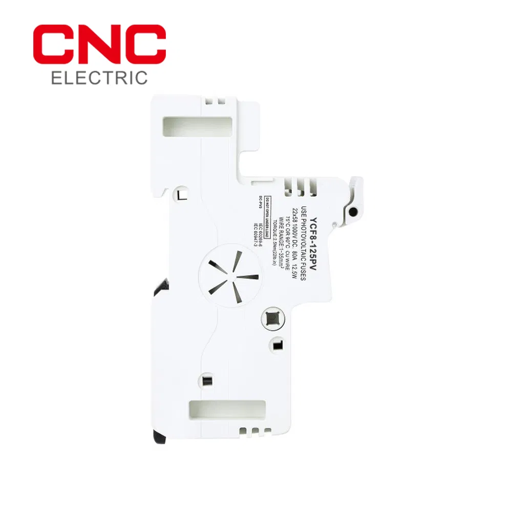 Manufacture 63A 80A 1500VDC China Holders Holder Plastic 1500V Solar DC Fuse