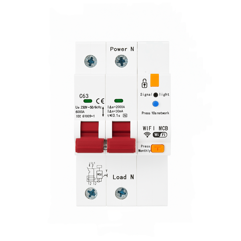 EWelink Wifi Smart MCB Switch 63A 1/2/3/4P Circuit Breaker with Remote Control Via App 6ka Breaking Capacity No Power Metering