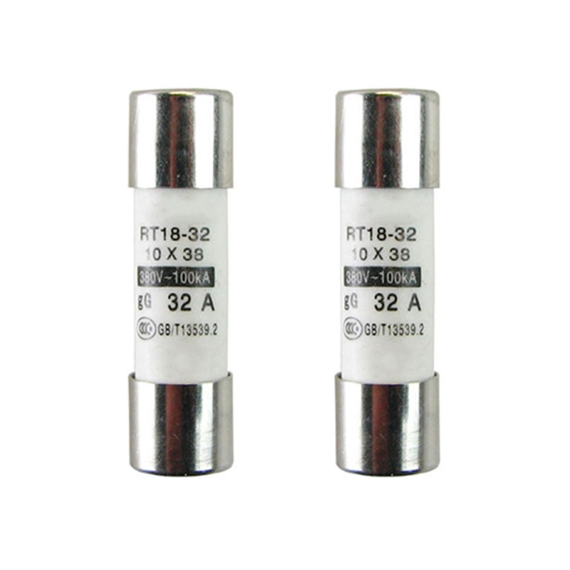 10X38mm Rt18-32 16A 32A Solar Photovoltaic Cylindrical Ceramic Fuse 1000V DC for Power System