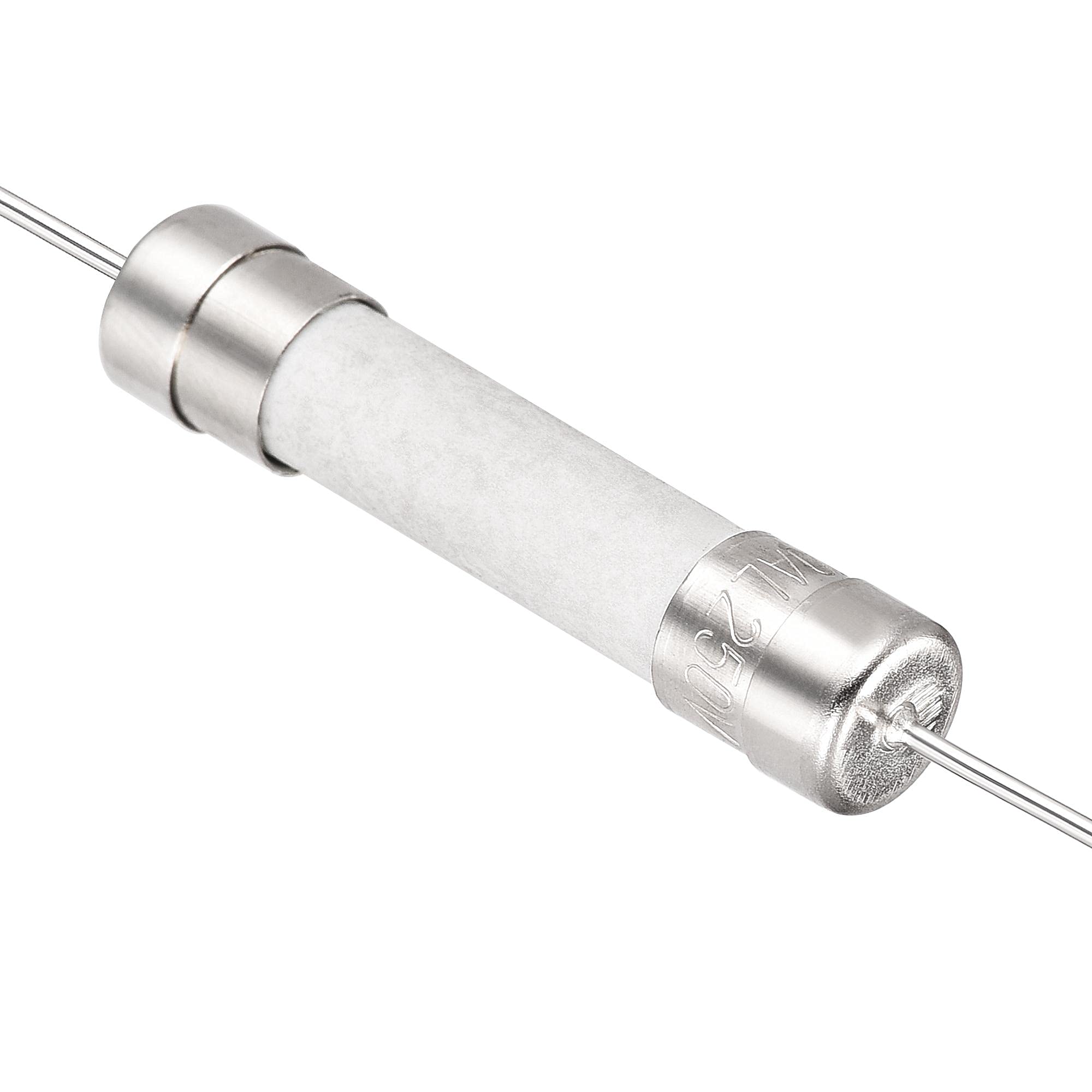 6x32mm Axial Lead High Breaking Capacity 1000V High Voltage 6HT Time Lag Ceramic Fuse Cartridge Metal Fuse Link for Cars