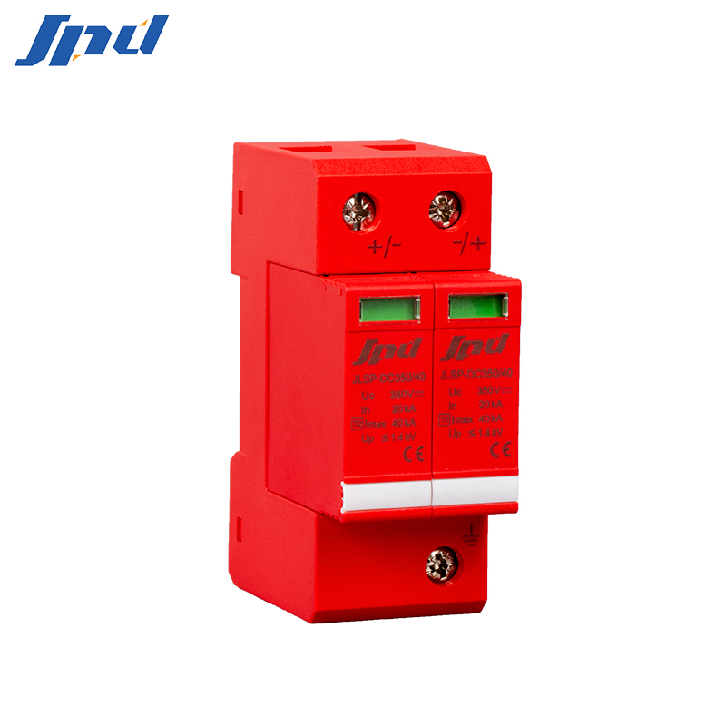 JINLI spd Surge Protector With Alarm Type 1 2 3 Metal Oxide Arrester DC spd 350V Surge protection Device