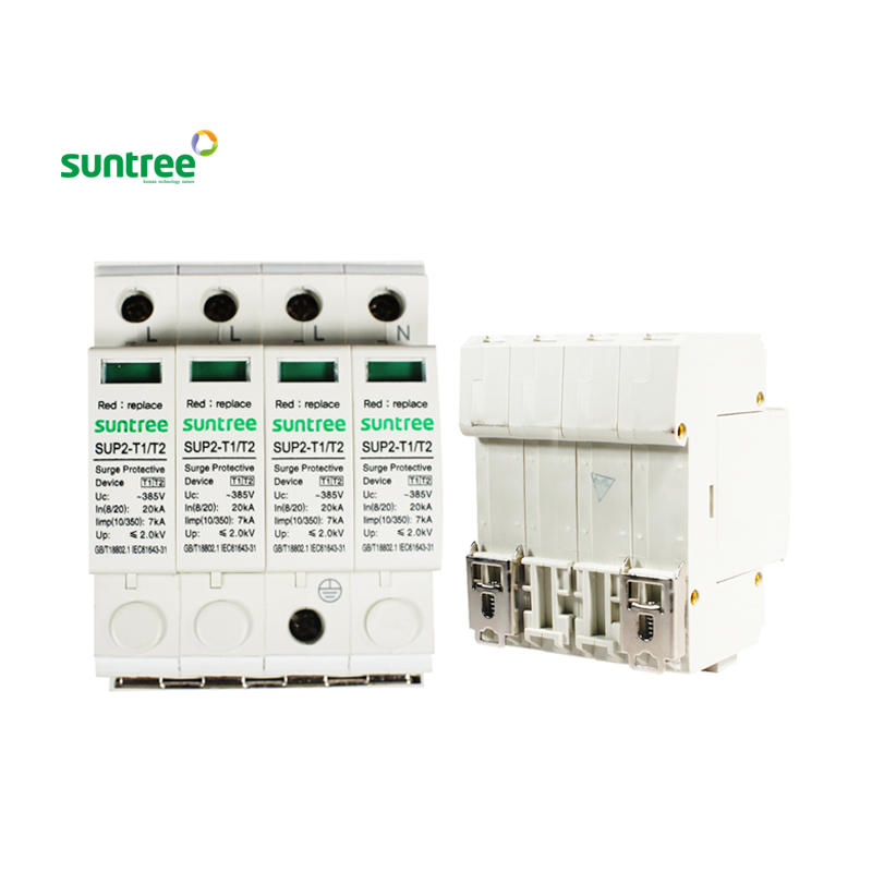 Class B c 220/380V AC SPD lightning Surge protection Device Type 1 Type 2