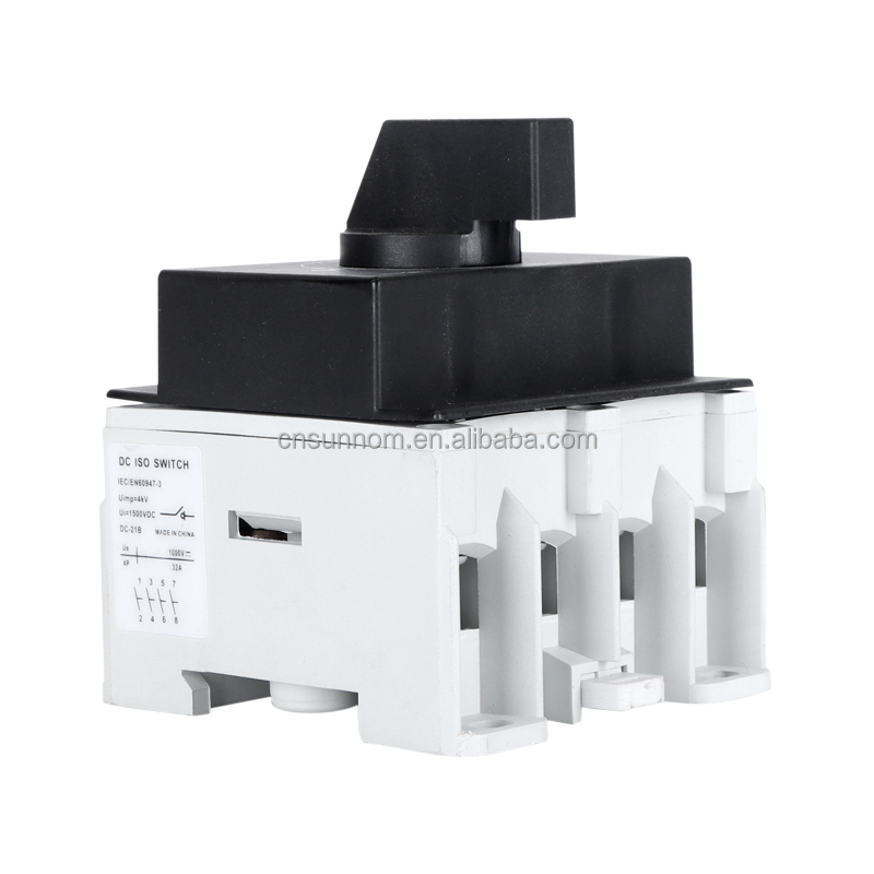 1000V 1500V 16A 25A 32A 63A 80A 100A DC Solar Disconnector PV Isolator Switch