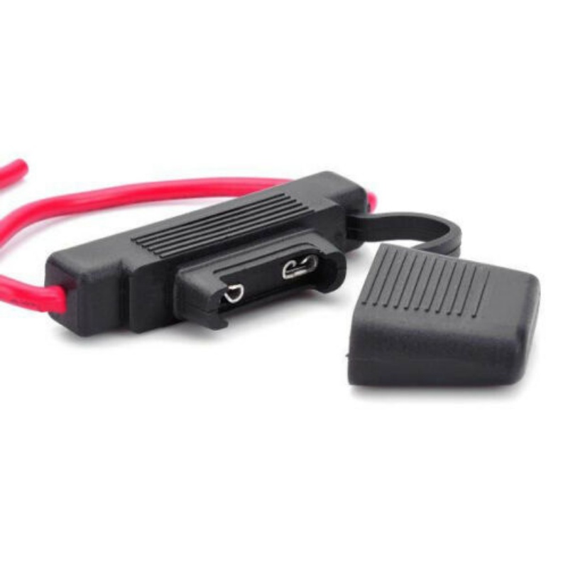 Max Inline Fuse Holder 12V UL1015 8 AWG Waterproof Blade Fuse Holder in Line Fuses Holders for Automotive Marine Car Truck