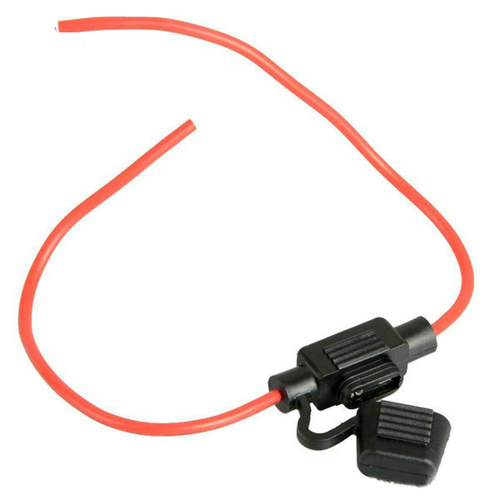 Custom 32V Mini ANL Blade Auto Fuse Holder 16awg Inline Waterproof Plastic Customizable