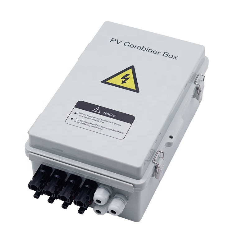 Factory Combiner Box Pv Dc 4 in 1 OUT 4 String 1000V 1200V Pv Array Combiner Box for Solar Panel Power System