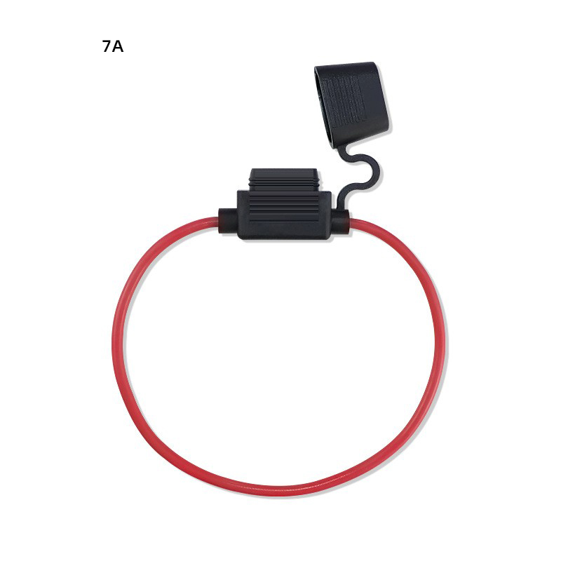Heavy Duty Inline 8 Gauge 20CM 12V Fuse Holder with 80A Maxi Fuse Copper Material