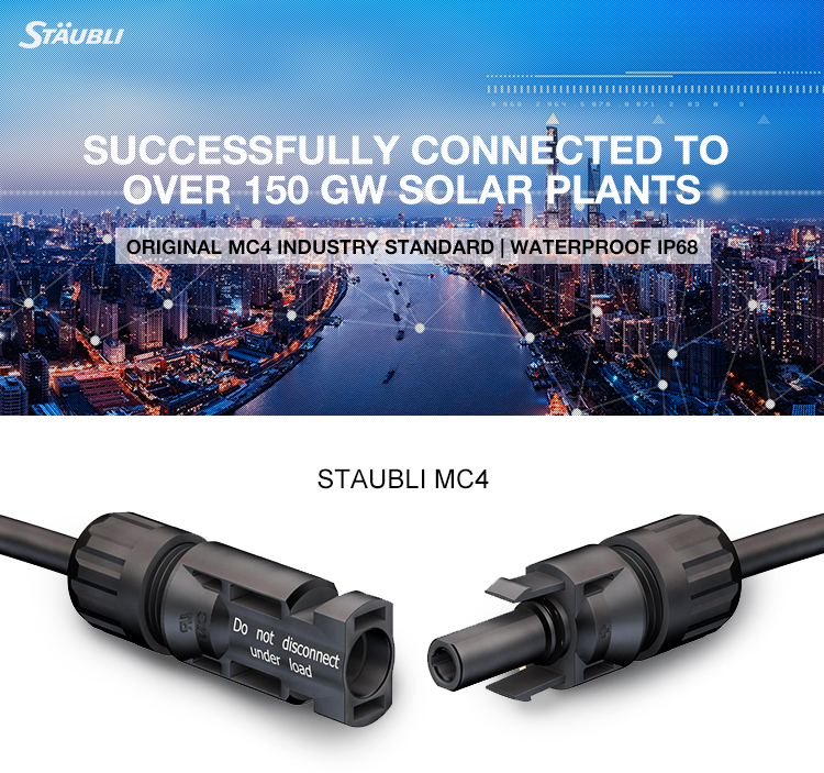 Staubli MC4 PV Connector Product Display