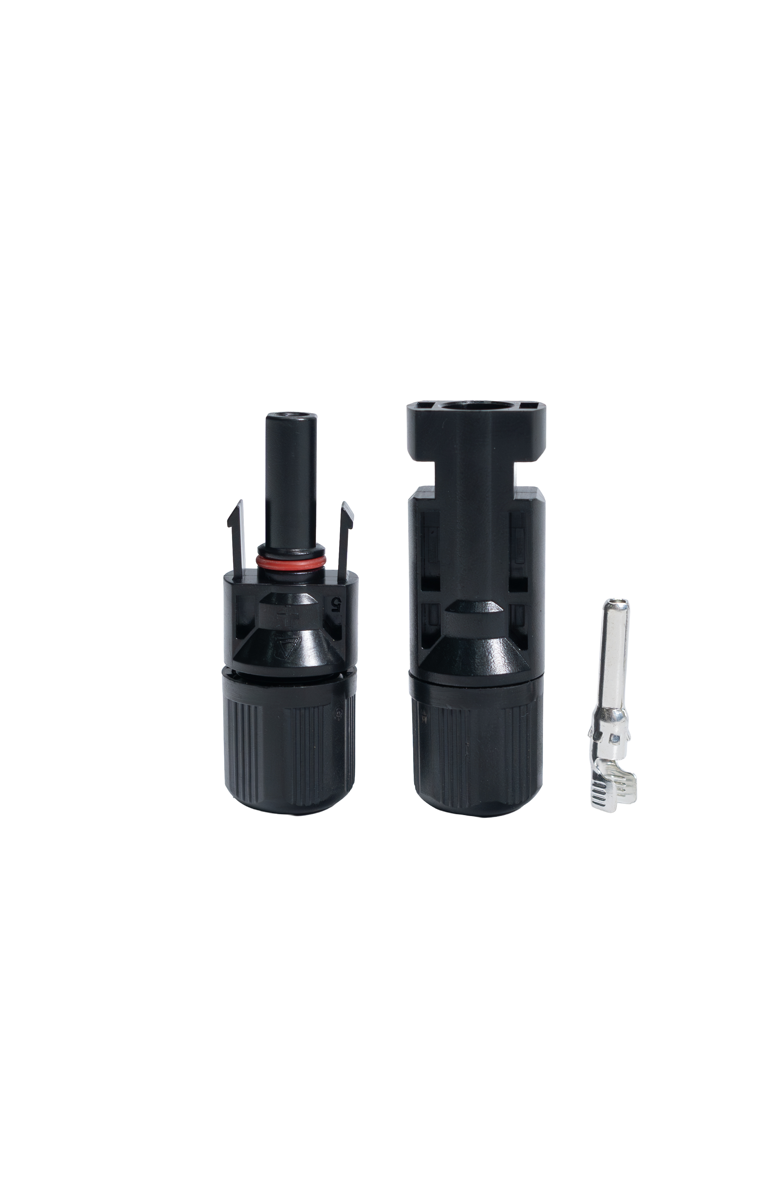 Photovoltaic MC4 Male and Female Solar Panel Wiring Connector with Crimp Terminal, Waterproof, for Solar Modules