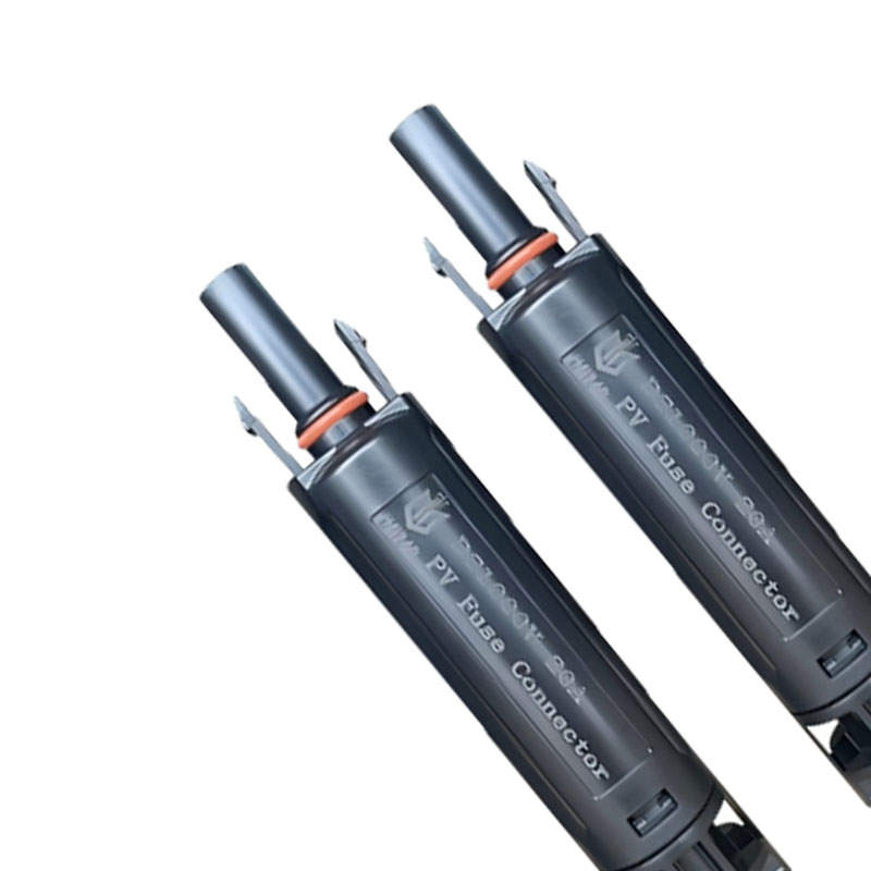 Quick Delivery of Inventory Waterproof MC4 Photovoltaic Connectors with Built-in Diode Tubes for Backflow Prevention