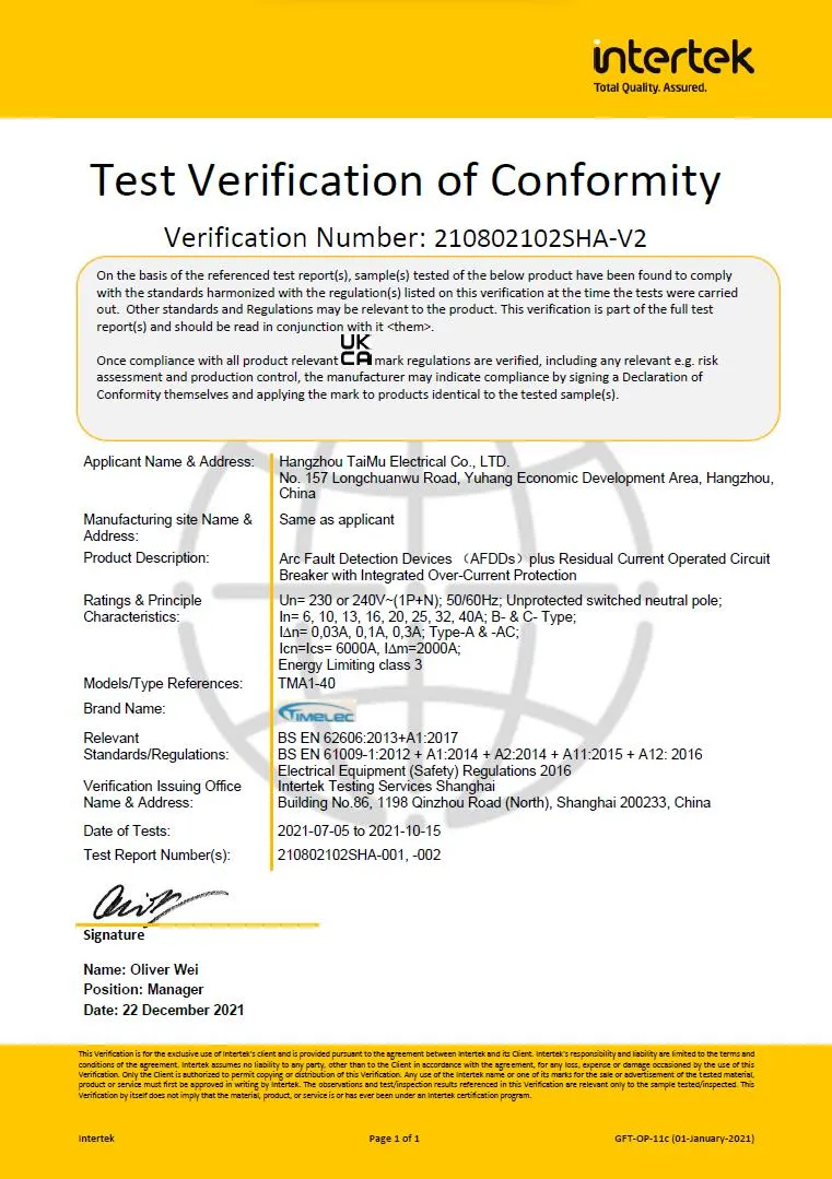 Certification Documents 2
